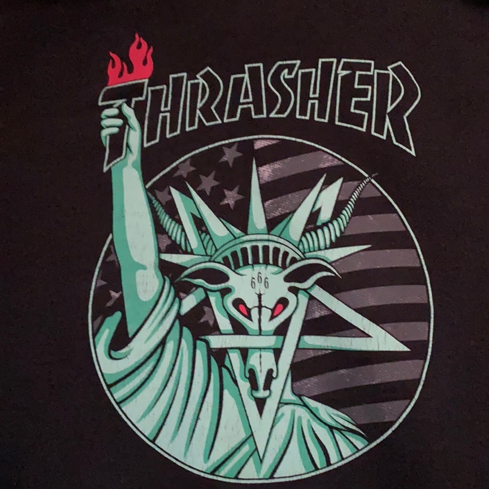 Thrasher Sweatshirt “Statue Of Liberty Skategoat”